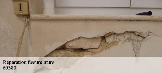 Réparation fissure murs 60380