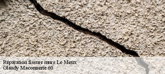 Réparation fissure murs  60880