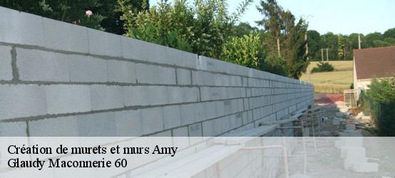 Création de murets et murs 60310