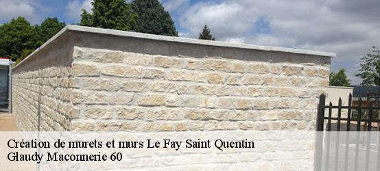 Création de murets et murs 60510