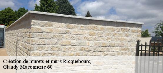 Création de murets et murs 60490