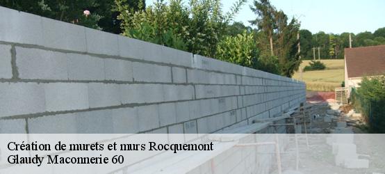 Création de murets et murs 60800