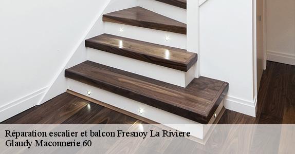 Réparation escalier et balcon fresnoy-la-riviere-60127 Glaudy Maconnerie 60