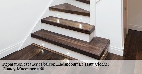 Réparation escalier et balcon hadancourt-le-haut-clocher-60240 Glaudy Maconnerie 60