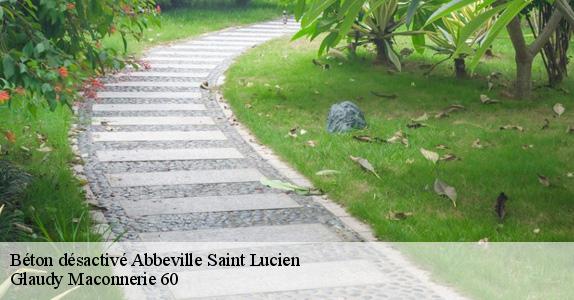 Béton désactivé  abbeville-saint-lucien-60480 Glaudy Maconnerie 60