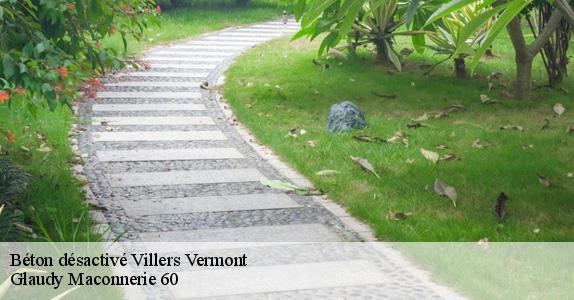 Béton désactivé villers-vermont-60380 Glaudy Maconnerie 60