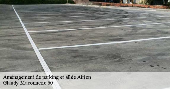 Aménagement de parking et allée  airion-60600 Glaudy Maconnerie 60