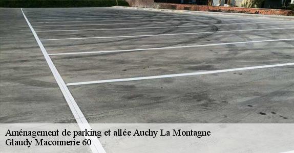 Aménagement de parking et allée  auchy-la-montagne-60360 Glaudy Maconnerie 60