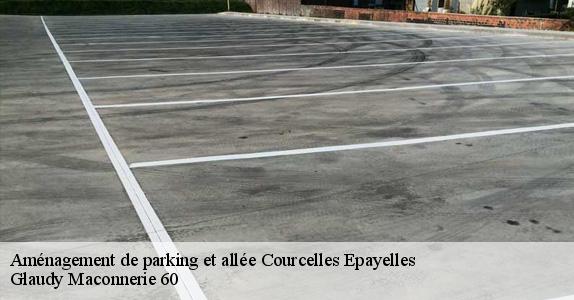 Aménagement de parking et allée  courcelles-epayelles-60420 Glaudy Maconnerie 60