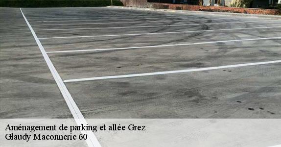 Aménagement de parking et allée  grez-60210 Glaudy Maconnerie 60