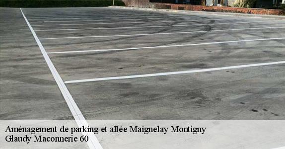 Aménagement de parking et allée  maignelay-montigny-60420 Glaudy Maconnerie 60